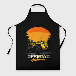 Фартук кулинарный Внедорожники, offroad, цвет: 3D-принт