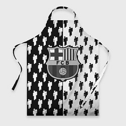 Фартук кулинарный Barcelona спортивный паттерн, цвет: 3D-принт