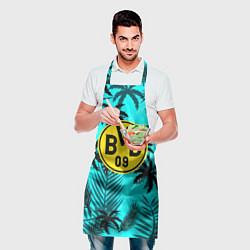 Фартук кулинарный Borussia неоновые тропики гта, цвет: 3D-принт — фото 2