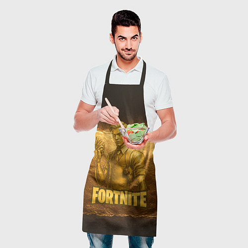 Фартук Fortnite золотой Мидас / 3D-принт – фото 2