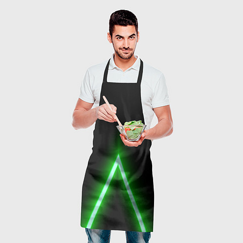 Фартук Color neon green / 3D-принт – фото 2