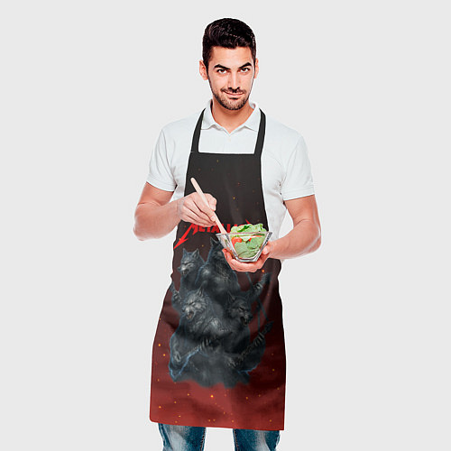 Фартук Metallica в виде волков / 3D-принт – фото 2