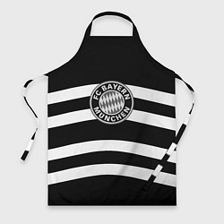 Фартук кулинарный Bayern Mnchen волны, цвет: 3D-принт