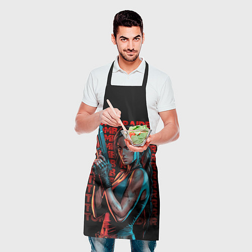 Фартук Lara Croft с пистолетом / 3D-принт – фото 2