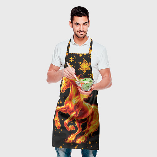 Фартук Пылающая лошадь / 3D-принт – фото 2