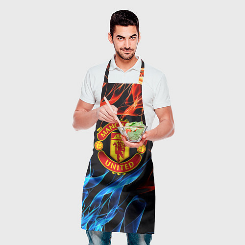 Фартук Манчестер Юнайтед огонь битва / 3D-принт – фото 2