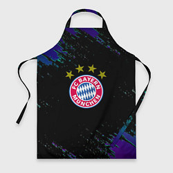 Фартук кулинарный Бавария Мюнхен краски текстура, цвет: 3D-принт