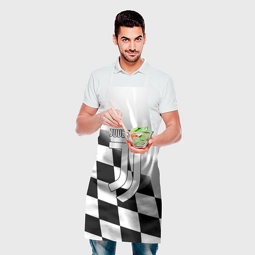 Фартук Ювентус клетка краски / 3D-принт – фото 2