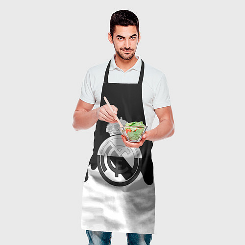 Фартук Реал Мадрид огонь белый / 3D-принт – фото 2