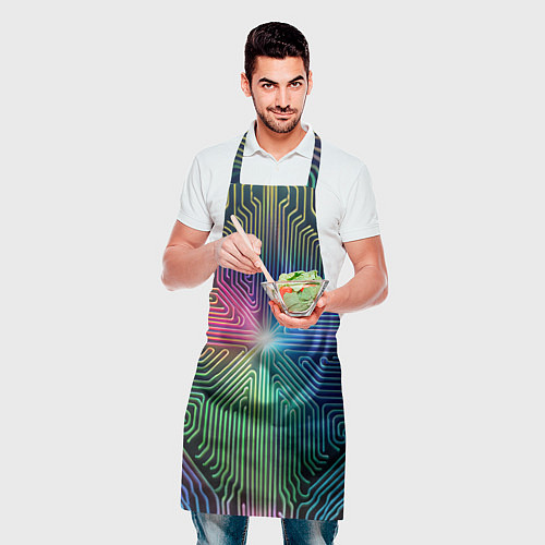 Фартук Линейная графика / 3D-принт – фото 2