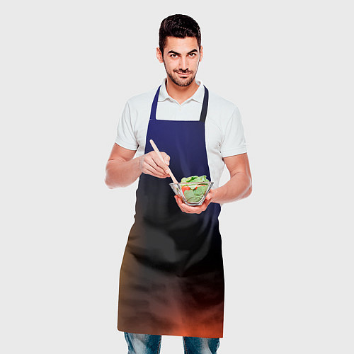 Фартук Color black red blue / 3D-принт – фото 2