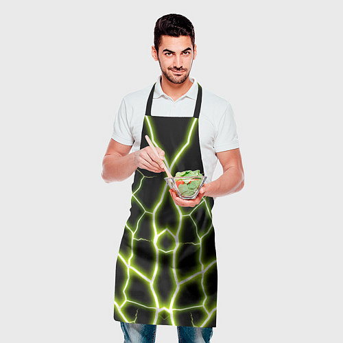 Фартук Color green black / 3D-принт – фото 2