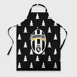 Фартук кулинарный Ювентус ёлочки паттерн, цвет: 3D-принт