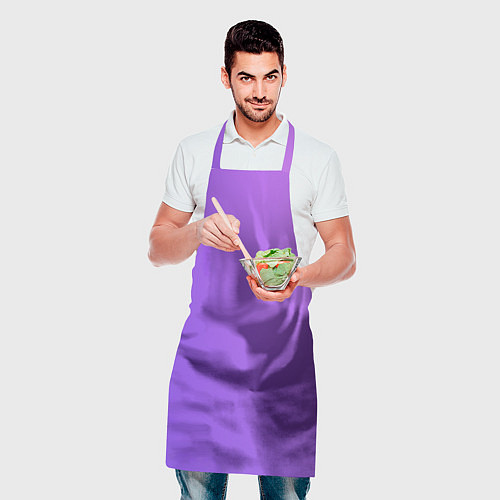 Фартук The color is purple / 3D-принт – фото 2