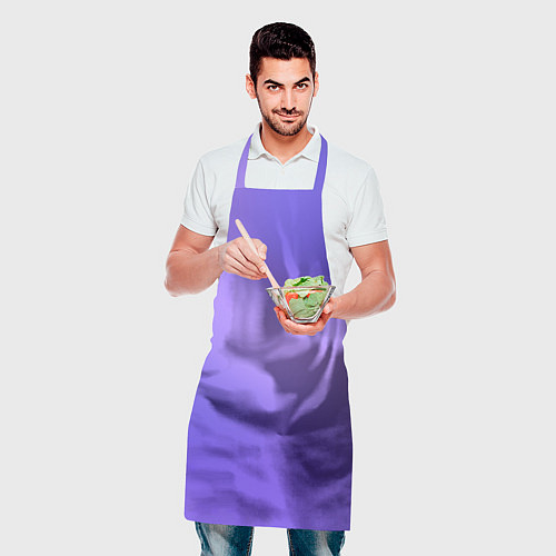 Фартук Color purple gradient / 3D-принт – фото 2
