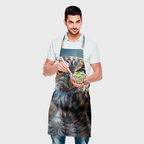 Фартук Лунная сова в лесу / 3D-принт – фото 2