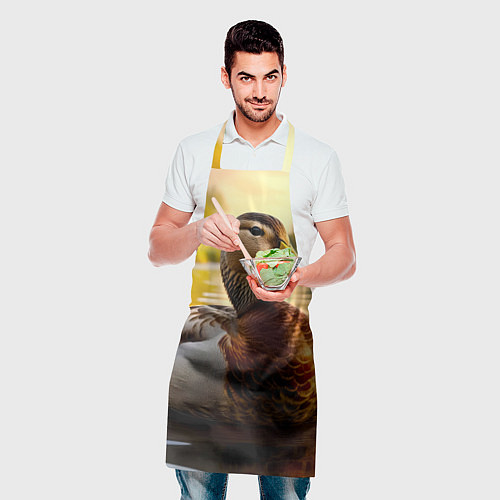 Фартук Утка на пруду / 3D-принт – фото 2