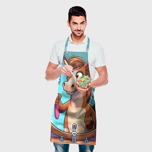 Фартук Лошадка с расческой / 3D-принт – фото 2