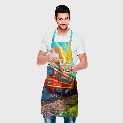 Фартук Рассветный маршрут / 3D-принт – фото 2