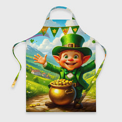 Фартук Лепрекон у горшка с золотом