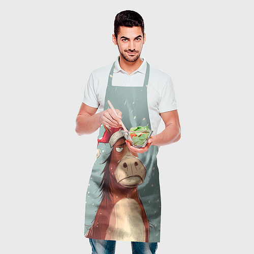 Фартук Недовольная лошадка / 3D-принт – фото 2