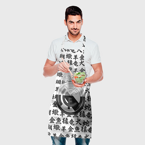 Фартук Реал Мадрид япония символы / 3D-принт – фото 2