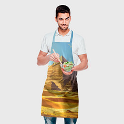 Фартук кулинарный Величие пирамид на закате, цвет: 3D-принт — фото 2