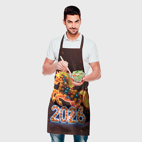 Фартук Праздничная лошадь / 3D-принт – фото 2