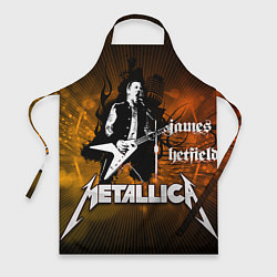 Фартук кулинарный Metallica: James Hetfield, цвет: 3D-принт