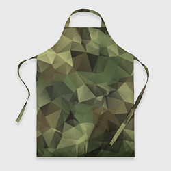 Фартук кулинарный Полигональный камуфляж, цвет: 3D-принт