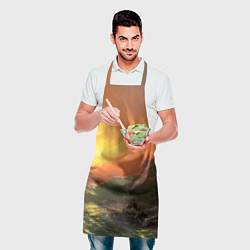 Фартук кулинарный Айвазовский - 9 Вал, цвет: 3D-принт — фото 2