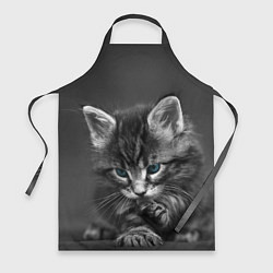 Фартук кулинарный Голубоглазый котенок, цвет: 3D-принт