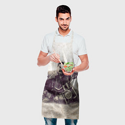 Фартук кулинарный Сталин байкер, цвет: 3D-принт — фото 2
