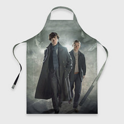 Фартук кулинарный Шерлок и Доктор, цвет: 3D-принт