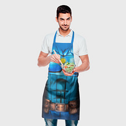 Фартук кулинарный Капитан Казахстан, цвет: 3D-принт — фото 2
