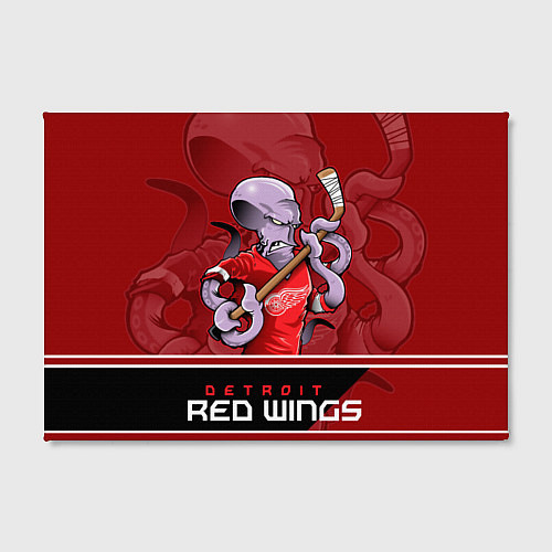 Картина прямоугольная Detroit Red Wings / 3D-принт – фото 2