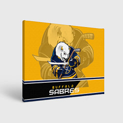 Холст прямоугольный Buffalo Sabres, цвет: 3D-принт