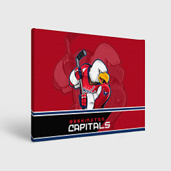 Холст прямоугольный Washington Capitals, цвет: 3D-принт