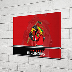 Холст прямоугольный Chicago Blackhawks, цвет: 3D-принт — фото 2
