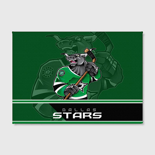 Картина прямоугольная Dallas Stars / 3D-принт – фото 2