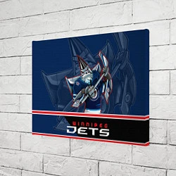 Холст прямоугольный Winnipeg Jets, цвет: 3D-принт — фото 2