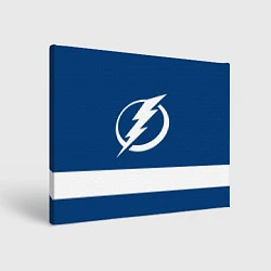 Холст прямоугольный Tampa Bay Lightning, цвет: 3D-принт