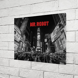 Холст прямоугольный Mr. Robot City, цвет: 3D-принт — фото 2