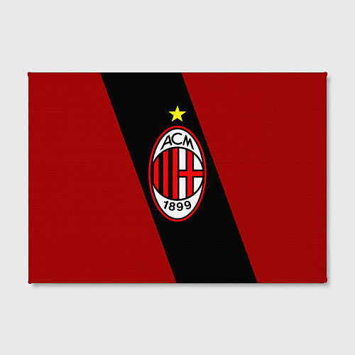 Картина прямоугольная Milan FC: Red Collection / 3D-принт – фото 2