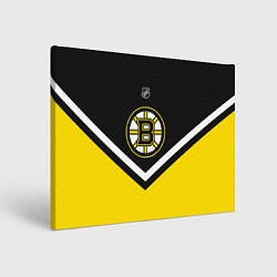 Холст прямоугольный NHL: Boston Bruins, цвет: 3D-принт