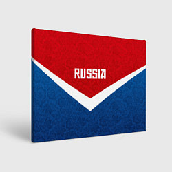 Холст прямоугольный Russia Team, цвет: 3D-принт