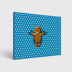 Холст прямоугольный Медвежьи объятия, цвет: 3D-принт