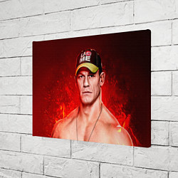 Холст прямоугольный John Cena: Flame, цвет: 3D-принт — фото 2