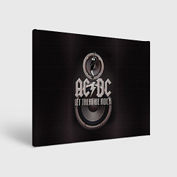 Холст прямоугольный AC/DC: Let there be rock, цвет: 3D-принт