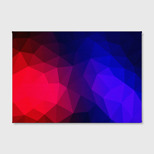 Картина прямоугольная Red&Blue / 3D-принт – фото 2